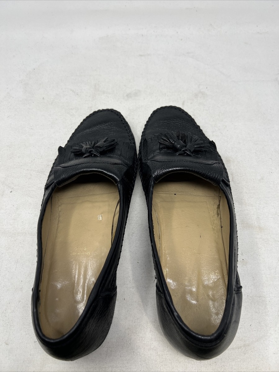 Preowned Mens Tassel Loafers Slip ons Size 10 Vibram (z21  display picture 2