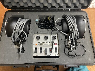 Novatron 240 Power Pack 2 Heads Light  & Hard Case