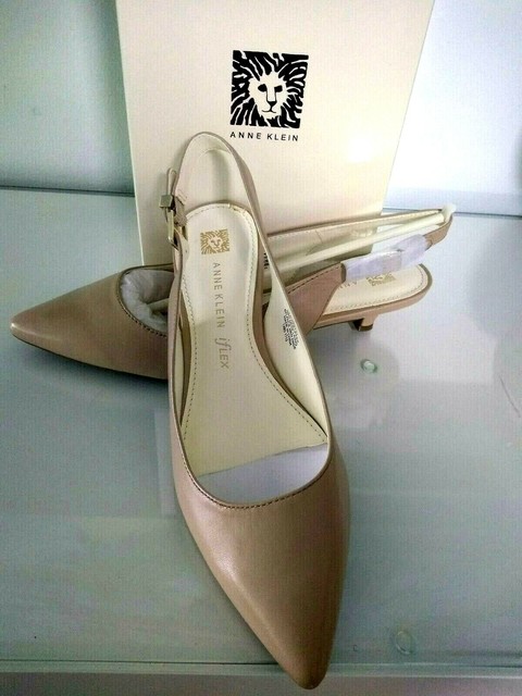 anne klein kitten heel slingback