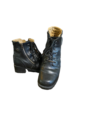 HARLEY-DAVIDSON Women's Asher Motorcycle Boot - Short Leather Boot With Dual Zippers - View #2