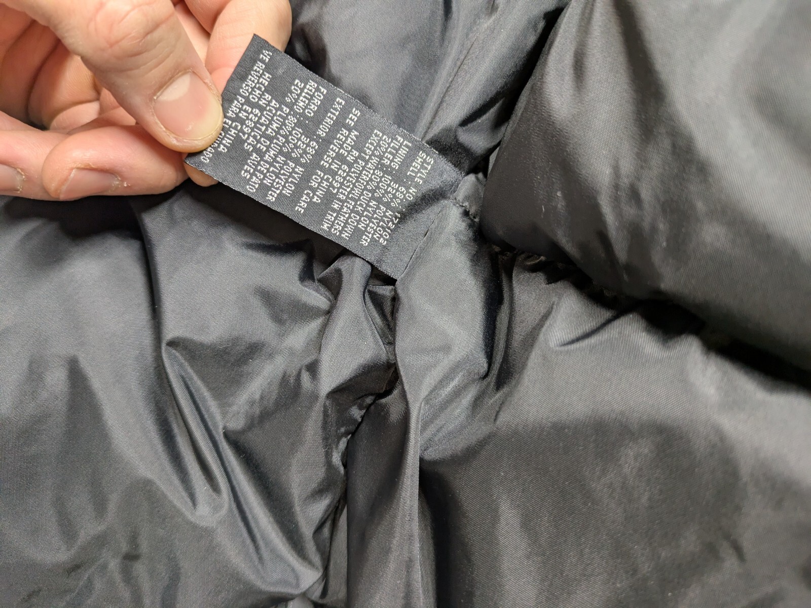 First Down Parka Jacket Mens Medium Gray Goose Do… - image 6