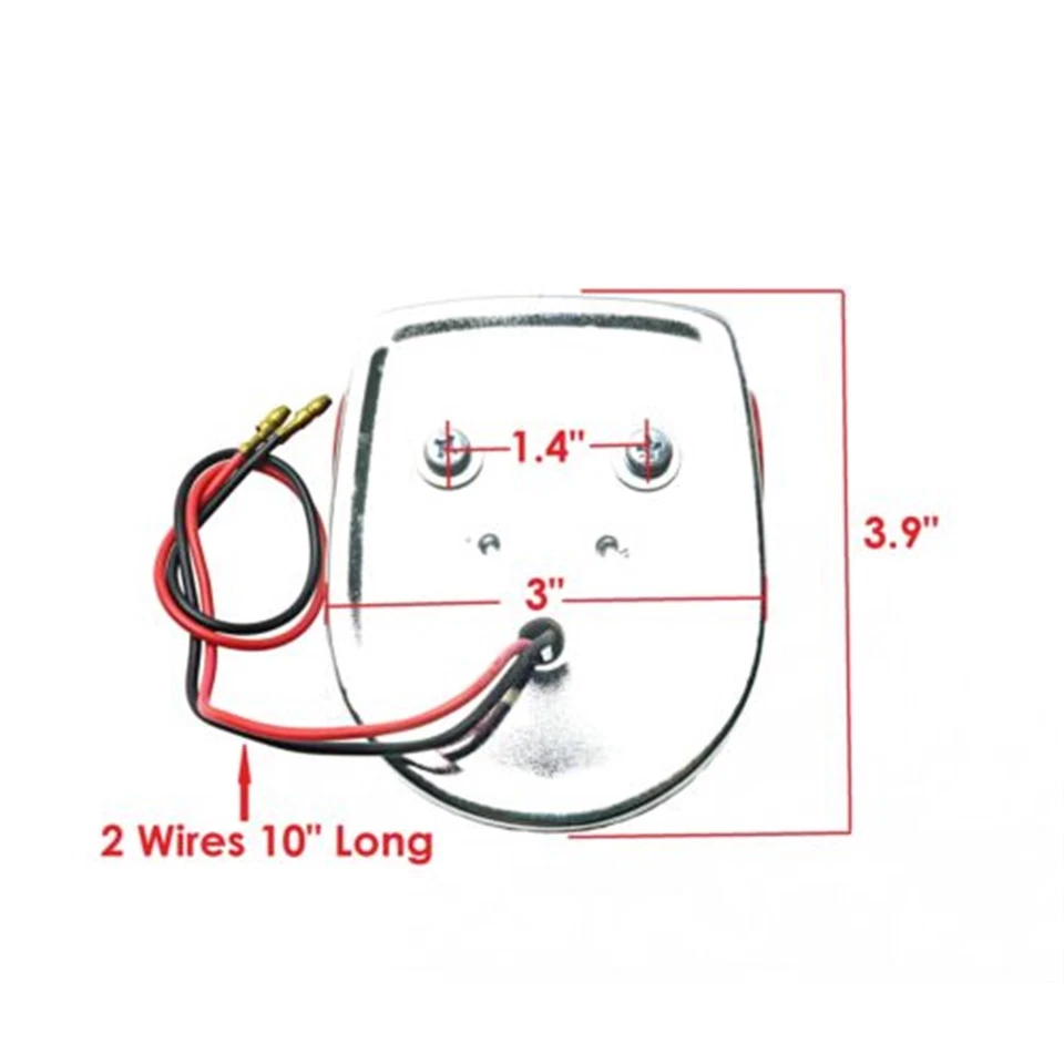 Taillight 6 Volt Amber Side Reflectors for Honda Z50, CT70 SL 33701-331-000 - Image 4 of 4