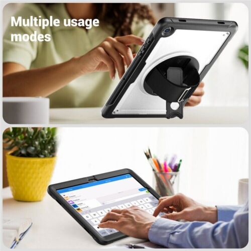 Tablet Case Shockproof Rotating Stand Cover Strap For Samsung Galaxy Tab A9 A9+ - Picture 29 of 93