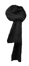 Style & Co womens  Rib Solid Scarf Warm cozy Versatile Color Black