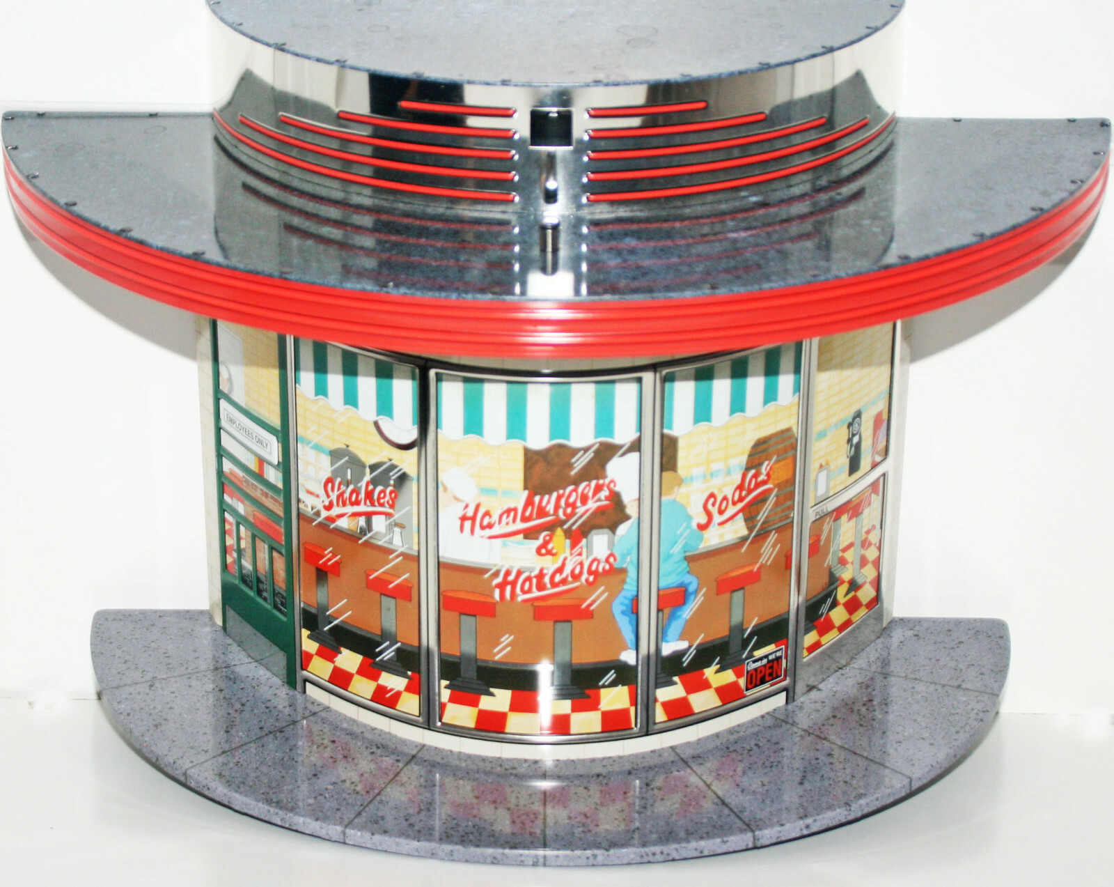 KIDDIE CAR CORNER CLASSICS DINER DRIVE IN 1950s LIT SIGN PEDAL CAR SEE OTHER