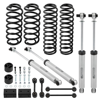 2.5in Lift Kit w/ Shocks For Jeep Wrangler JL Unlimited Rubicon 4WD 2018-2023