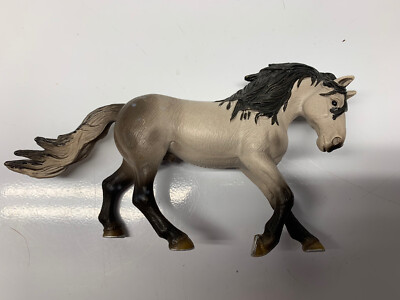 2005 Schleich Horse Grey Stallion Inch Figure