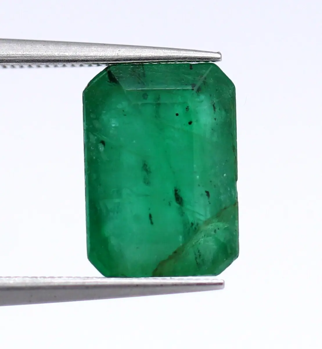 Untreated Natural Emerald 2.55 Ct Dark Green Color Faceted Octagon Cut  Gemstone