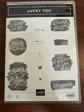 Stampin Up Cling Stamp Set ~ Lucky You