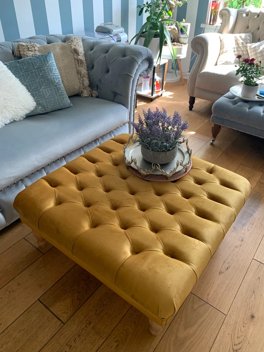 Footstool mustard deals