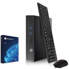 HP 800G1 Mini PC Desktop Computer Intel i5-4th 16GB 512GB SSD WiFi Windows 11