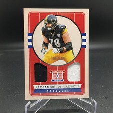 Alejandro Villanueva 2019 Chronicles Hometown Heroes Dual Relic #/199 Steelers