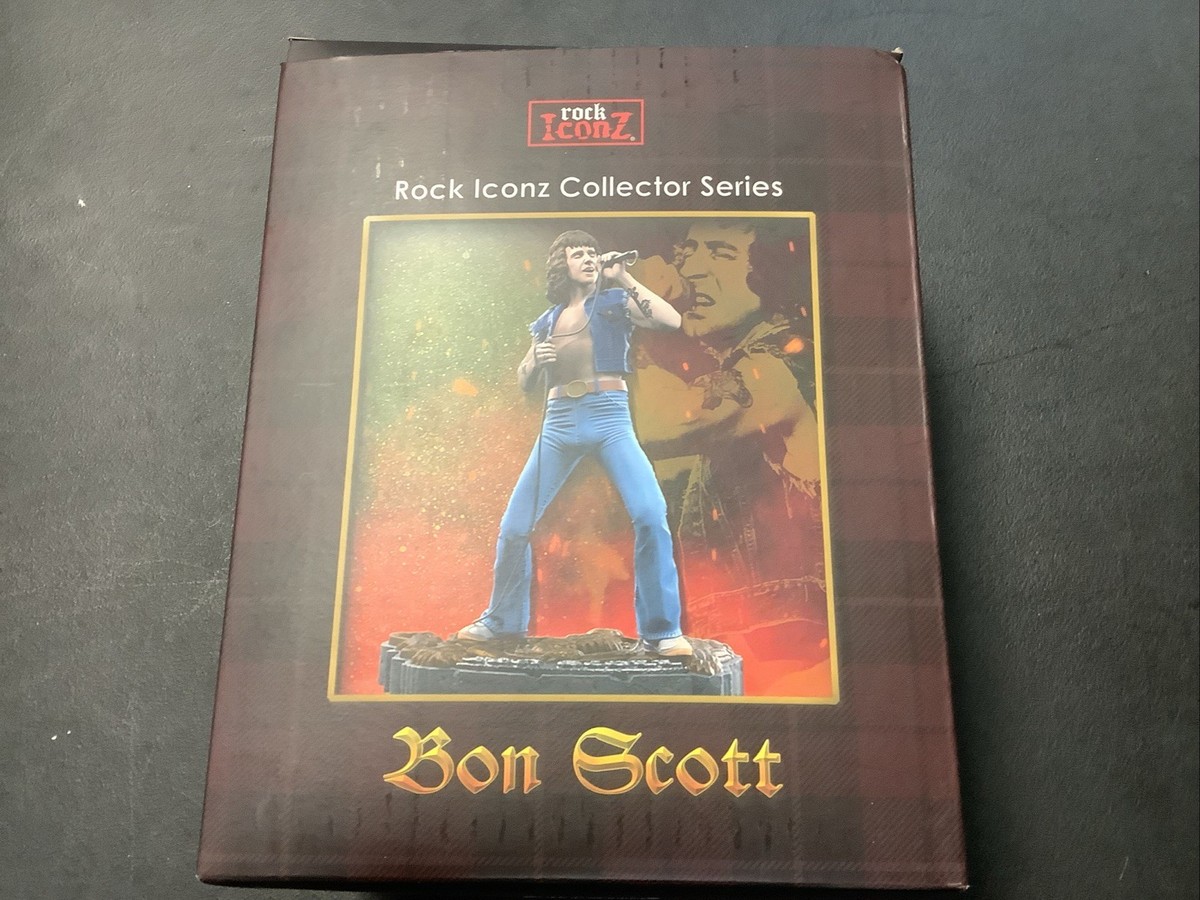 AC/DC - Bon Scott Rock Iconz 1/9th Statue Open Box KnuckleBonz
