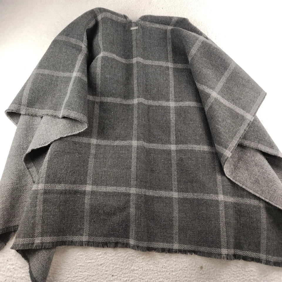 Suéter xale Lauren Ralph Lauren etiqueta preta cinza tamanho único novo com etiquetas - Imagem 2 de 4