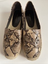 Tory Burch Espadrille Leather Flats US 7M New without box