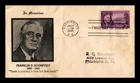 DR JIM STAMPS US COVER ROOSEVELT MEMORIAM WHITE HOUSE FDC SCOTT 932