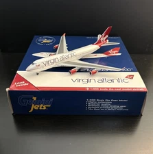 GeminiJets 1:400 Virgin Atlantic Boeing 747-400 G-VBIG GJVIR1799 Scale Model