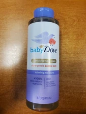 Baby Dove Sensitive Skin Care Ultra-Gentle Bubble Bath Calming Moisture 16oz E7B