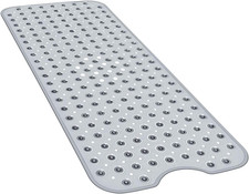 Bath and Shower Safety Mats 40X16 Inch, Non Slip with Suction Cups for Bathroom