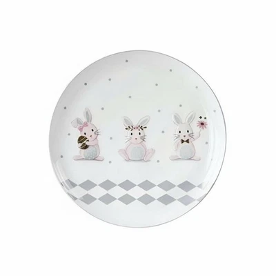 Hase Keramik Teller Set, geprägtes Geschirr, Frühstück Salat Heimgebrauch - Bild 1 von 4