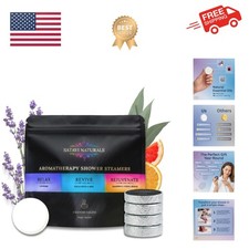 Shower Steamers Variety Pack 5 Pack   Aromatherapy Shower Bombs with 5 Unique...