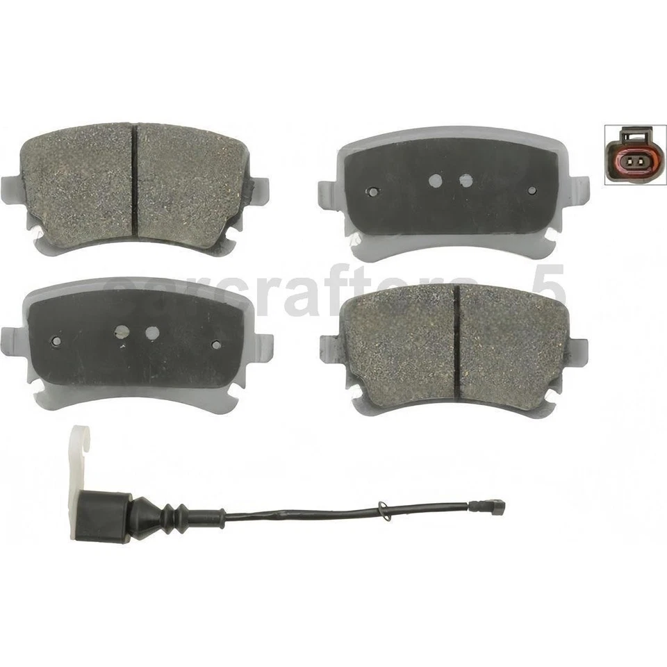 Juego de pastillas de freno de disco traseras OE para Audi A8 Quattro 2004-2010 4,2 L Foto 2 de 4