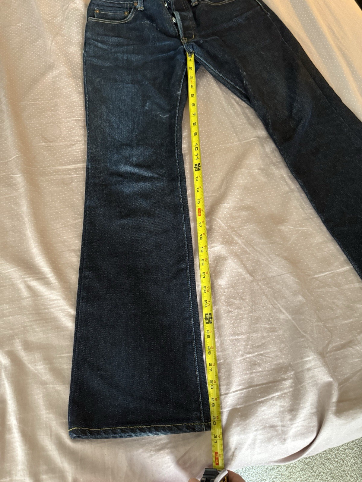 Iron Heart 461 21 Oz Boot Cut Selvedge Denim Jeans 29W