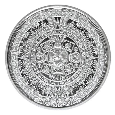 #ad #ad Silver 1 4 oz Aztec Calendar Round $30.26