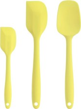 Silicone Spatula Set - Rubber Spatula - 600°F Heat Resistant Baking Spoon & Spat