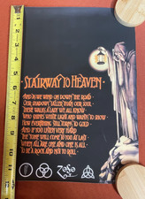 Poster su tela PINK FLOYD "STAIRWAY TO HEAVEN" NUOVO SIGILLATO VENDITORE US
