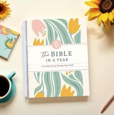 The Bible In A Year A 52-Week Study Spiral Bound Gods Word Plan for Women