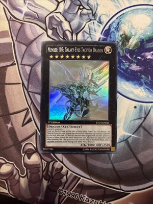Yugioh Number 107: Galaxy-Eyes Tachyon Dragon LTGY-EN044 Ghost 1st VLP (WNU) (1)