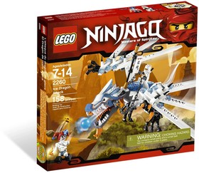 lego ninjago, ice dragon attack