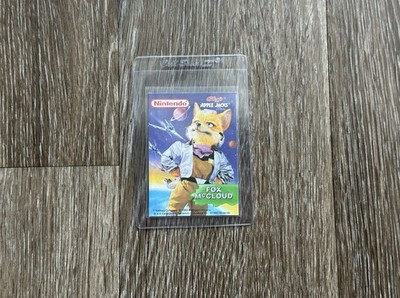 1993 Kellogg's Apple Jacks Nintendo Power Fox McCloud Collectible Card