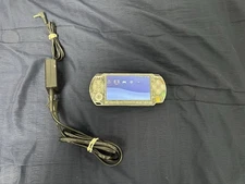 Sony PSP 2001 Console- NEW BATTERY AND SCREEN ! CLEANED TRANSPARENT CUSTOM!!