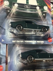ONE Hot Wheels &lsquo;67 CUSTOM MUSTANG Fast & Furious Silver Series Dream Lineup NEW