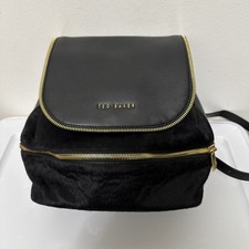 Ted Baker Breanna Textured Rucksack Fashion Backpack Purse London Black Zipper