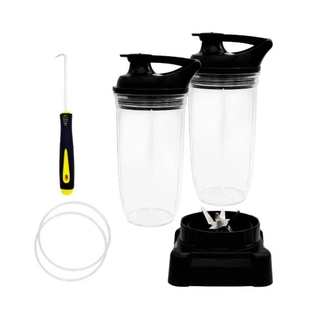 Square Pro extractor blade with 2pcs 24oz Cup and 2pcs To-Go-Lid for Ninja
