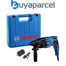 Bosch GBH221D 240v SDS Plus Rotary Hammer Drill + Case + Keyless Chuck + Adapter