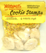 Vintage Maraner's of Medford Nibbler Ręcznie wykonane kamionkowe znaczki na ciasteczka worek