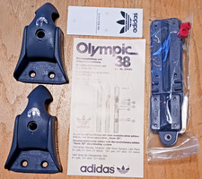 Attacco sci da Fondo Vintage ADIDAS OLYMPIC 38 ANNI 70 da collezione NUOVO