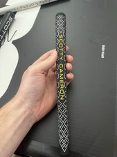 Scotty Cameron Black Yellow White Texture Pistolero Plus Putter Grip - Pulled