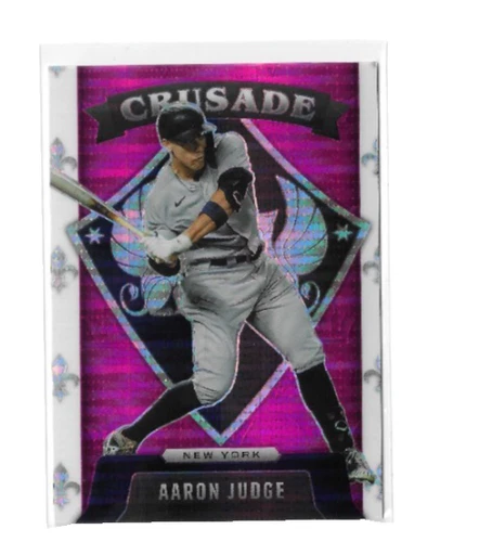 2022 Panini Chronicles Crusade Pink Pulsar Prizm Aaron Judge #23 BR