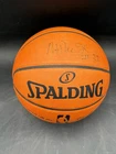 Magic Johnson Signed NBA Game Ball Basketball Adam Silver