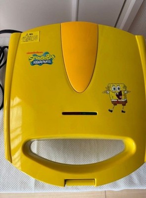 Rare New SpongeBob SquarePants Waffle Maker Cute Character Nonstick Plate