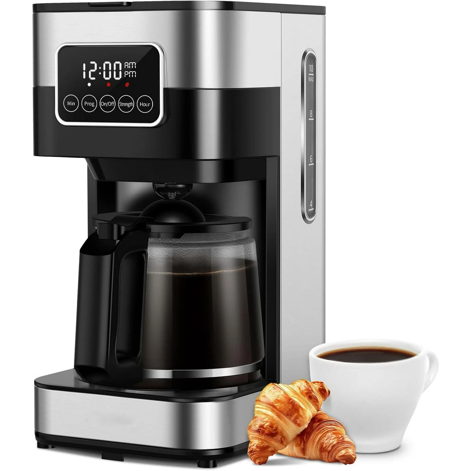 10-Cup Programmable Coffee Maker Auto Shut Off Permanent Filter Brew Drip
Opens in a new window or t