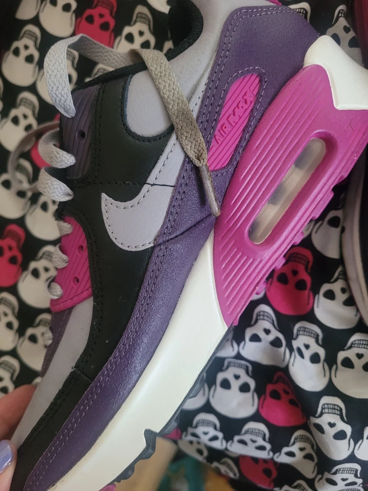 Zapato Nike Air para niños HF6358-003 jóvenes 6,5 años para mujer 8 púrpura SIN CAJA Foto 2 de 4