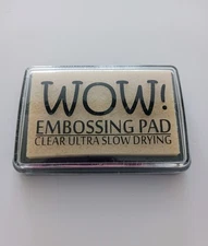 Wow! - Embossing Pad - Clear Ultra Slow Drying Ink Pad - WV02 - NEW