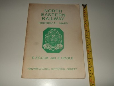 NORDOSTBAHN HISTORISCHE KARTEN. RA Cook, K Hoole. 1975. 1. Auflage