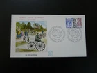 FDC France 1983 cycling Velocipede history of bicycle (1)